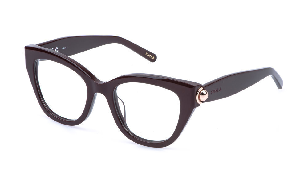 FURLA OPTICAL VFU991 Eyeglasses FULL BROWN (06YW) 51mm